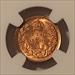 Great Britain George V 1913 1/3 Farthing MS64 RED NGC One-Year Type