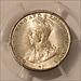 Straits Settlements (Malaysia) George V 1918 Silver 5 Cents MS64 PCGS GSH
