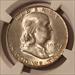 1954 D Franklin Half Dollar MS65 FBL NGC Toning