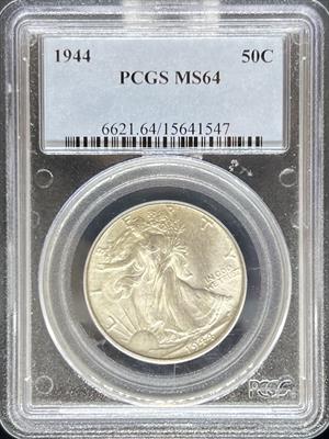 1944 Walking Liberty Half Dollar MS64 PCGS