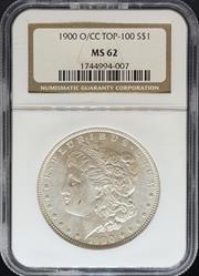1900-O/CC Morgan Dollar MS62 NGC