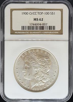 1900-O/CC Morgan Dollar MS62 NGC