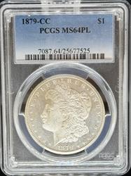 1879-CC Morgan Dollar MS64PL PCGS