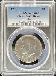 1976 Kennedy Half Dollar AU Details PCGS