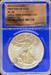 2016 Silver Eagle MS70 NGC FDI 30th Anniversary Blue Core