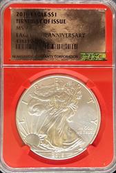 2016 Silver Eagle MS70 NGC FDI 30th Anniversary Red Core