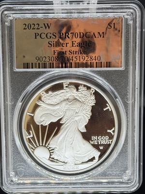 2022-W Silver Eagle PR70DCAM PCGS First Strike