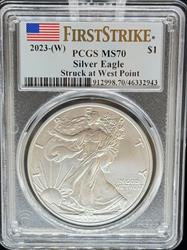 2023-W Silver Eagle MS70 PCGS First Strike