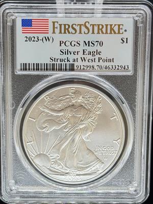 2023-W Silver Eagle MS70 PCGS First Strike