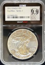 2012 Vaultbox Silver Eagle MS9.9 NGCX