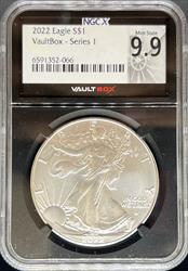 2022 Vaultbox Silver Eagle MS9.9 NGCX