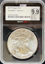 2019 Vaultbox Silver Eagle MS9.9 NGCX