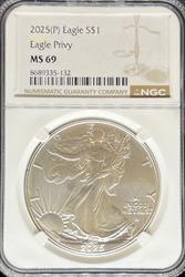 2025 Silver Eagle Privy MS69 NGC