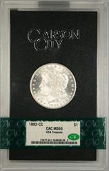 1882-CC GSA Morgan Dollar MS65 CACG