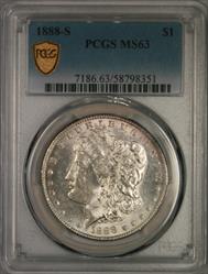 1888-S Morgan Dollar MS63 PCGS