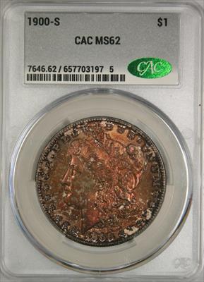 1900-S Morgan Dollar MS62 CACG