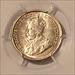 Canada George V 1918 Silver 5 Cents MS63 PCGS GSH