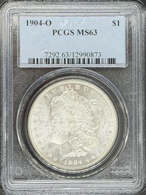 1904-O Morgan Dollar MS63 PCGS