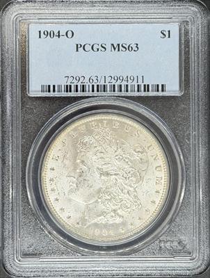 1904-O Morgan Dollar MS63 PCGS