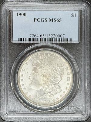 1900 Morgan Dollar MS65 PCGS