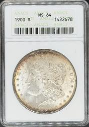 1900 Morgan Dollar MS64 ANACS