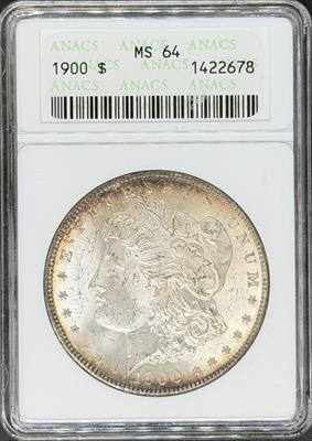 1900 Morgan Dollar MS64 ANACS