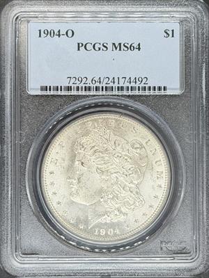 1904-O Morgan Dollar MS64 PCGS