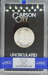 1881-CC GSA Morgan Dollar MS64 NGC