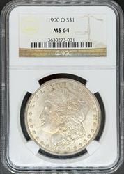1900-O Morgan Dollar MS64 NGC