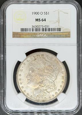 1900-O Morgan Dollar MS64 NGC