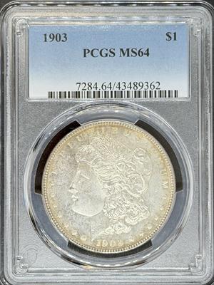 1903 Morgan Dollar MS64 PCGS