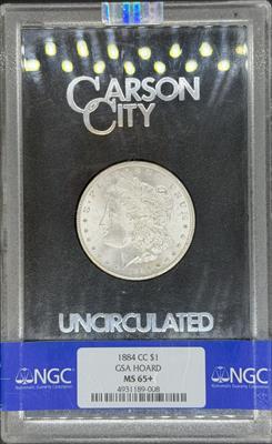 1884-CC GSA Morgan Dollar MS65+ NGC