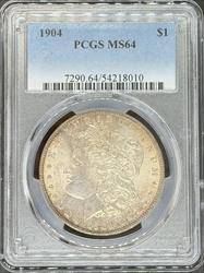1904 Morgan Dollar MS64 PCGS