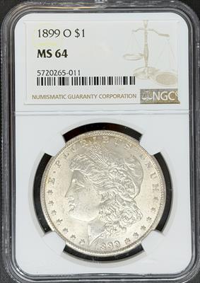 1899-O Morgan Dollar MS64 NGC