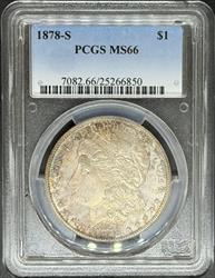 1878-S Morgan Dollar MS66 PCGS