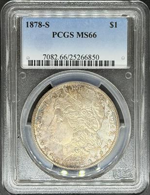 1878-S Morgan Dollar MS66 PCGS