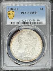1889-O Morgan Dollar MS64 PCGS