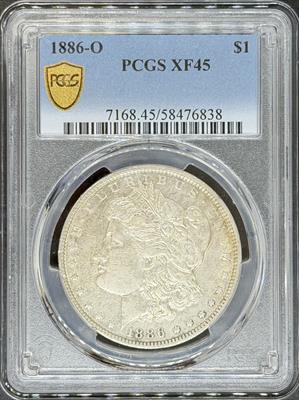 1886-O Morgan Dollar XF45 PCGS