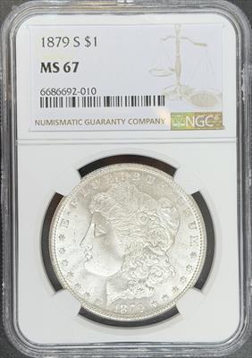 1879-S Morgan Dollar MS67 NGC