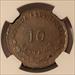 Mexico Oaxaca 1915 10 Centavos 7th Bust MS61 BN NGC