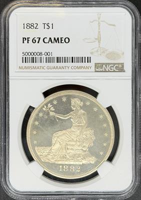 1882 Trade Dollar PF67CAM NGC