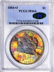 1884-O Morgan Dollar MS64 PCGS CAC Toner