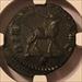 Roman Empire Gallienus AD 153-268 BI Double-Denarius Zoo Series AU NGC