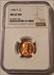 1946 S Lincoln Wheat Cent MS67 RED PCGS