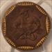  Germany Weimar Republic - Saxony 1921 10 Mark Notgeld Porcelain Token Scheuch-63b MS65 PCGS GSH