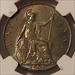 Great Britain Victoria 1901 1/2 Penny MS62 BN NGC Nice Toning