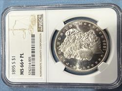 1895-S Morgan Dollar MS66+PL NGC