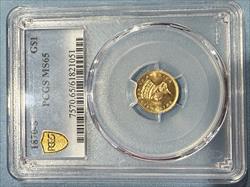 1876-S Gold Dollar MS65 PCGS