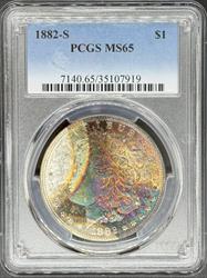 1882-S Morgan Dollar MS65 PCGS