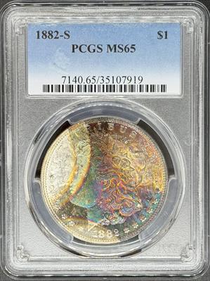 1882-S Morgan Dollar MS65 PCGS